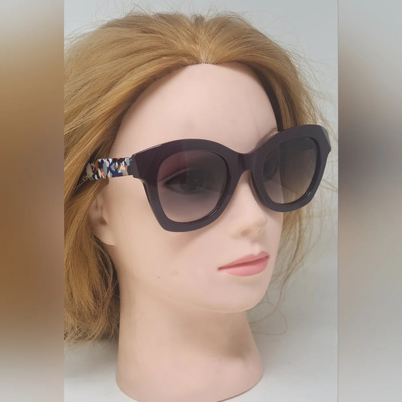 Fendi Womens Sunglasses Chromia Mauve Gradient Cat Eye FF0204/S 5ND/J8 48-23-140 - Picture 3 of 16